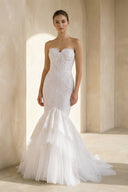 Mermaid Sweetheart Sleeveless Wedding Dress With Appliques - SHE IS ME Wedding Dresses